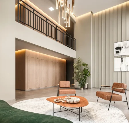 Perspectiva Ilustrada do Hall Social