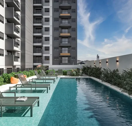 Perspectiva Ilustrada da Piscina