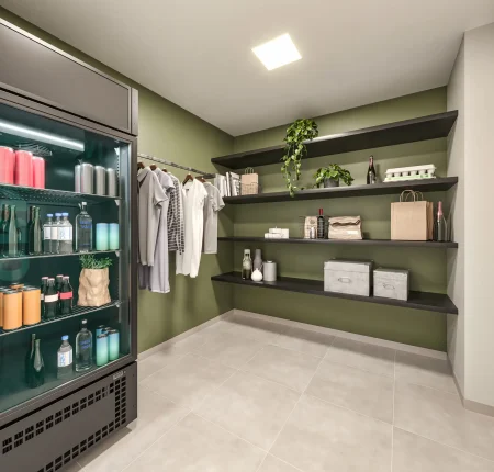 Perspectiva Ilustrada do Central delivery