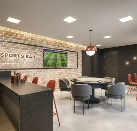Perspectiva Ilustrada do Sport Bar
